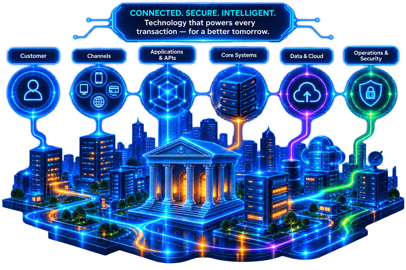 Banking and financial services technology ecosystem