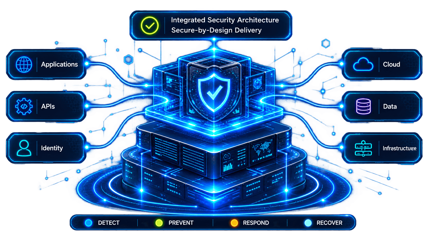 Cybersecurity architecture across every layer