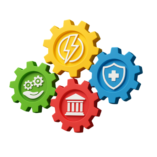 Industries We Serve - Technology, Government, Healthcare, and Finance